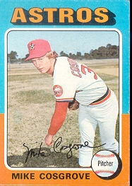 1975 Topps Mini Baseball Cards      096      Mike Cosgrove RC